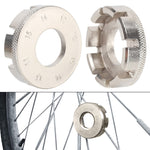 1PCS Bicycle Spoke Nipple Wrench Bike 8 Way Spoke Nipple Key Wheel Rim Wrench Stainless Steel Repair Tool Key Bicycle Accessory