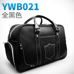 Large Capacity Leather Golf Bag Golf Clothing Bag Waterproof Golf Shoes Bags Double Layer Sports Handbags