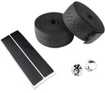 Bicycle Handlebar Tape Road Bike PU Leather Perforated Belt Breathable Soft