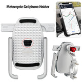 360 Degree Universal Bike Aluminum Alloy Motorcycle Motorbike Handlebar Phone Holder Stand Mount For    4-6.4