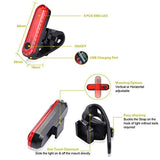 USB Rechargeable LED Bike Tail Light 2 Pack