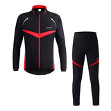 Men's Thermal Cycling Jersey MTB Bike Jacket Pants Windproof