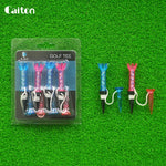 4pcs/pack golf Tees With Original package Plastic Step Down Golf Ball tee Mgnetic Holder Local Ret 80mm