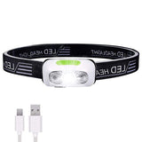 500 Lumens USB Rechargeable Headlamp in High Brightness Mode Night running Cycling rechargeable headlamp