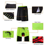 Cycling Padded Shorts  Mesh Liner Bike Shorts