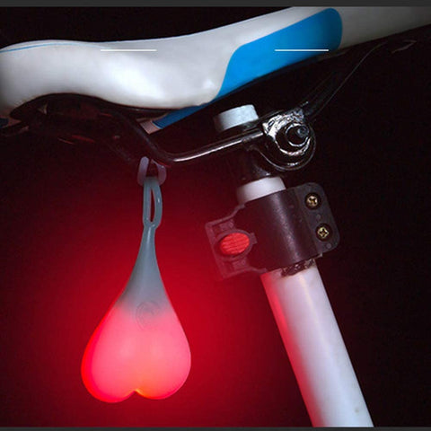 Cycling Balls Tail heart-shaped Creative Silicone Light