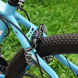 5.9 Ft Portable Mini Bicycle Lock Security 4 Digit Resettable