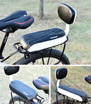 Bicycle Rear Seat Cushion Armrest Footrest Set Bike Back Seat Child