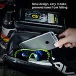 Hard Shell Touch Screen Bicycle Front Top Tube Bike Bag with Phone Holder for Cellphone Below 6.0 Inch