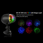 Bike Lights -12 Pattern Color -Rechargeable Colorful Party Lights