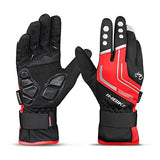 Cycling Gloves for Men Windproof Reflective Thermal Gel Pads