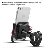 Bike Phone Holder Phone Mount Metal Aluminum Handlebar Holder