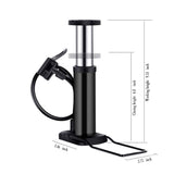 Portable Mini Bicycle Floor Pump Foot Activated Bicycle Tire