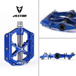 3 Bearings Mountain Bike Pedals Platform Bicycle Flat Alloy Pedals