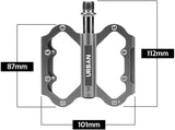 Cycling Apparel Lightweight Flat Platform MTB Pedals