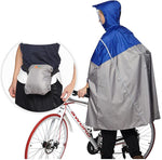 Lightweight Cycling Rain Poncho Bike Hooded Raincoat