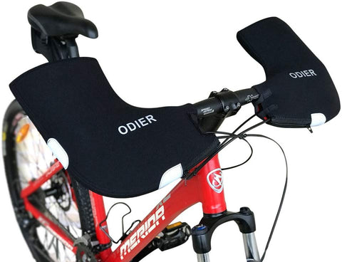 thumbnail image 2 of Handlebar Mittens Portable Lightweight Warmer Gloves For Riding Winter Gifts Road Bikes 2 of 11
