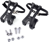 1 Pair Toe Clips with Strap Belts Cycling MTB Road Mountain for Bicycle Pedal