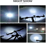 Aluminum Alloy Front Bike Light,Rechargeable Cycling Headlight