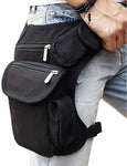 Canvas Drop Leg Bag Outdoor Waist Pack Thigh Bag Pocket
