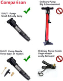 Mini Pump Bike Air Hand Pump Fits Presta & Schrader,Portable and Lightweight Tire Pump,Compatible with Sports Ball and Toys