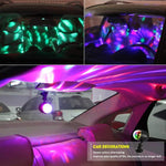 Bike Lights -12 Pattern Color -Rechargeable Colorful Party Lights