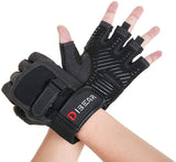 Gym Workout Gloves, Half Finger Weight Lifting Gloves for Men Women for Dumbbell Cycling Fitness Cross Training