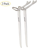 Fishing Rod Holder Stainless Steel Ground Support Stand-2 Packs