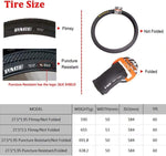 26/27.5/29 × 1.95/2.1 Fold/Unfold MTB Tires 60TPI Bicycle Wheel Clincher Tire