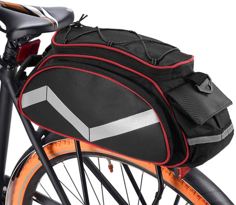 Bicycle Rack Bag 13L Bike Bag Bike Handlebar Bag Bike Saddle BagBike Rack Carrier Trunk Bag