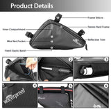 Water-Resistant Bicycle Frame Triangle Storage Bag