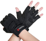 Gym Workout Gloves, Half Finger Weight Lifting Gloves for Men Women for Dumbbell Cycling Fitness Cross Training