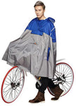 Lightweight Cycling Rain Poncho Bike Hooded Raincoat