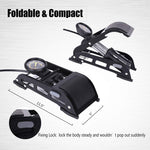 Foot Pump,Portable Air Bike Floor Pump