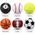 6pcs Golf Balls Practice Balls Colored Dual-Layer Professional Practice Golf Ball Gifts