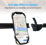 Bike Phone Mount, 360° Detachable Rotatable Bicycle & Motorcycle Cell Phone Holder