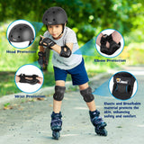 Knee and Elbow Pads with Wrist Guards Protective Gear Set