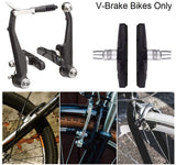 Bike Brake Pads Set, 3 Pairs Road Mountain Bicycle V-Brake