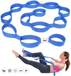 8ft Yoga Strap with Double D-Ring Exerice Straps