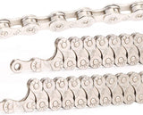 6/7/8 Speed Bike Chain 1/2 x 3/32 Inch 116 Links, Electroplating Silver, Rust Prevention