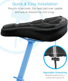 Bike Seat Cushion Cover Pad with Memory Foam for Bicycle Seat Saddle