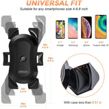 Bike Phone Mount, Secure Lock & Full Protection Bicycle Holder