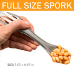Titanium Spork Portable and Reusable Multi Tool for Backpacking and Camping