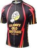 Baisqi Mens Short Sleeve Cycling Jersey Funny Bike Shirt