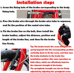 Bike Front Rear Brake Levers Brakes Cables VBrake Caliper Kit Bicycle Bike VBrake Set