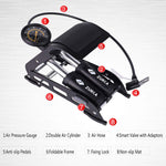 Foot Pump,Portable Air Bike Floor Pump