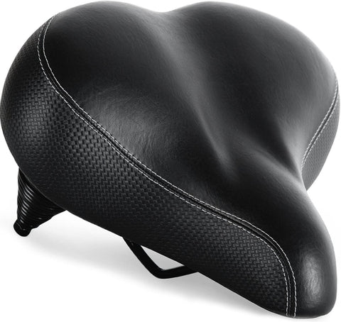 Bike Seat for Seniors – Extra Wide and Padded Bicycle Saddle