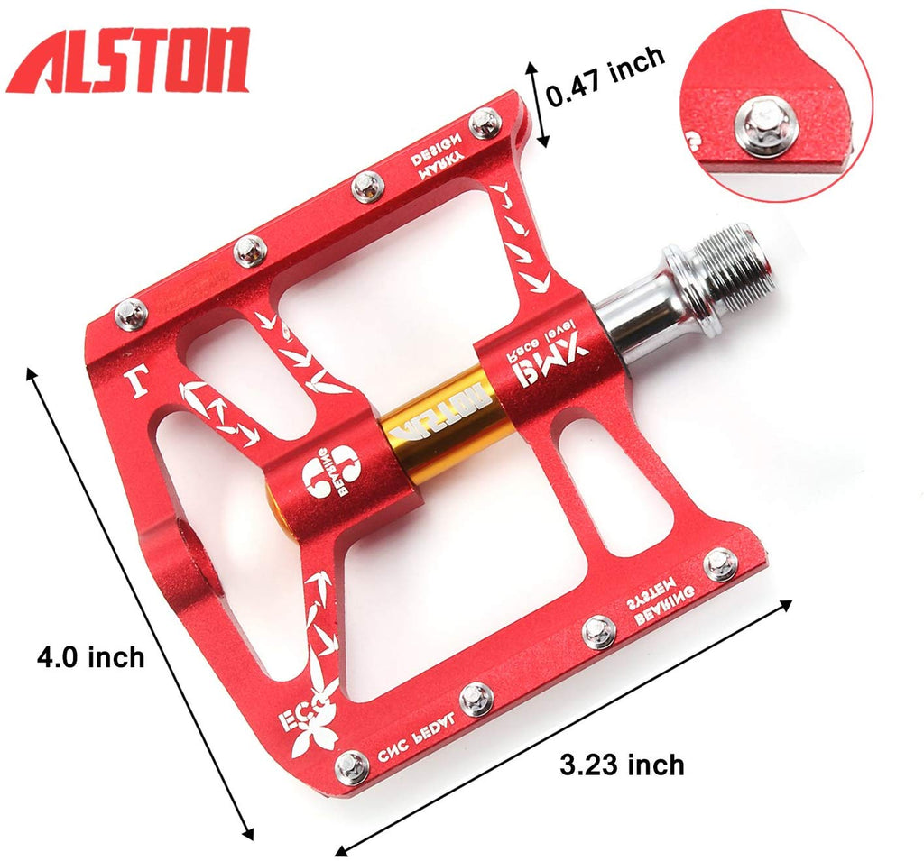 alston pedals Alston Mountain Bike Pedals, Ultra Strong Colorful Cr-Mo CNC Machined – cyclingsell