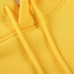 Sweatshirts Sports Hoodie Long Sleeve Sweatshirt Yellow