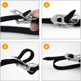 1 Pair Toe Clips with Strap Belts Cycling MTB Road Mountain for Bicycle Pedal